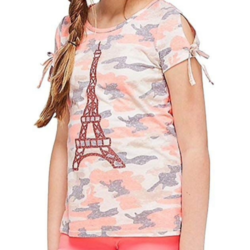 Justice Camo with Eiffel  Tower graphic